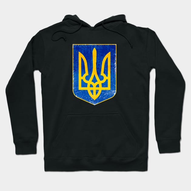 Ukraine Coat of Arms, Trident, Tryzub Hoodie by StabbedHeart